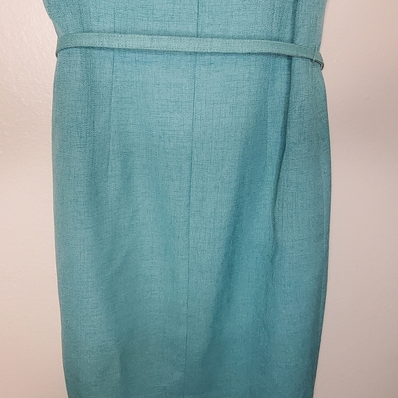 David Meister Aqua Blue Midi Dress - Picture 9 of 16